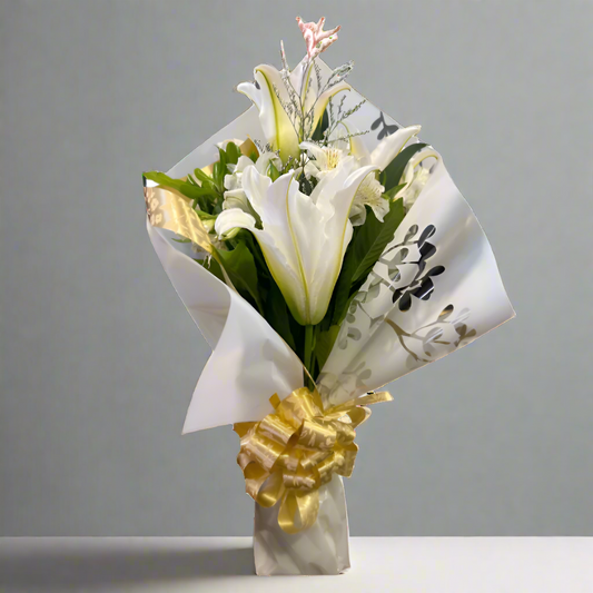Bouquet of White Lilies - Elegance and Sophistication