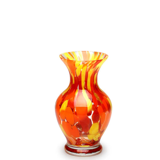 Vaso Multicolor Ca´d'Oro Cristais Murano 15cm