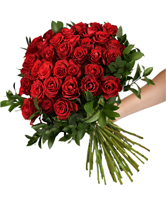 Buquê Paixão Eterna com 36 Rosas Colombianas