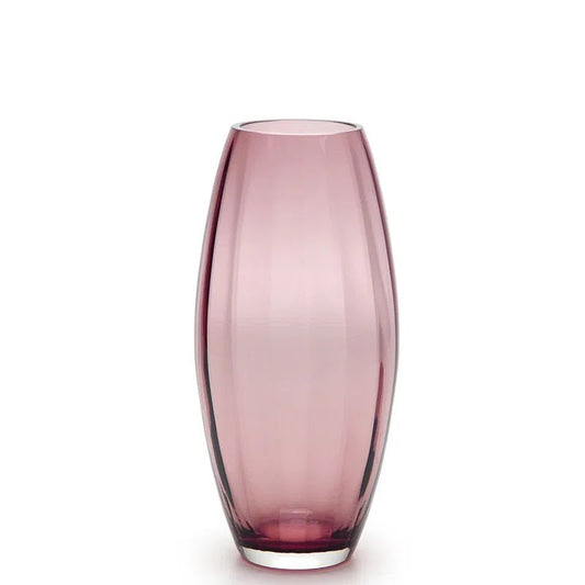 Wavy Olive Vase G Ca'd'Oro Murano Crystals 27 cm
