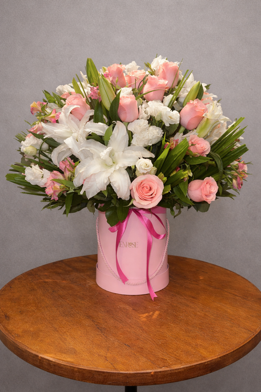 Arranjo Luxo Rosa Premium