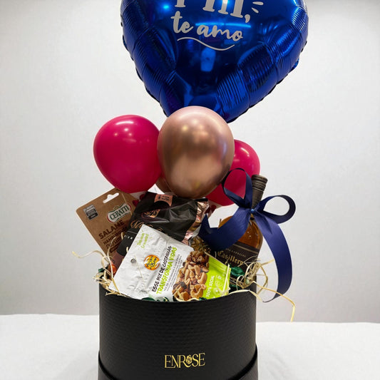 Presente Exclusivo para o Pai – Caixa Luxuosa com Vinho Casillero del Diablo e Seleção Gourmet