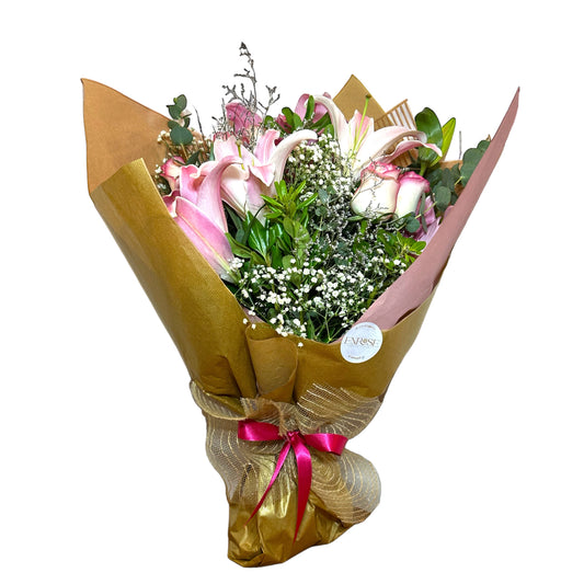 Bouquet of Lily and Rose