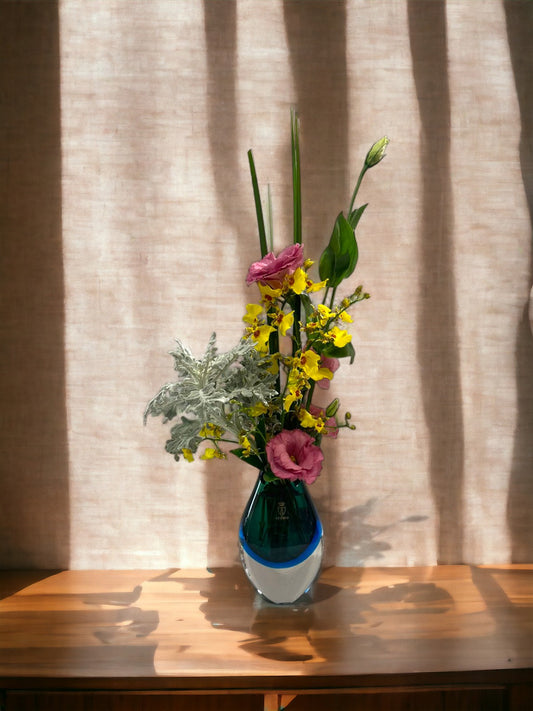 Natural Arrangement in Murano Crystal