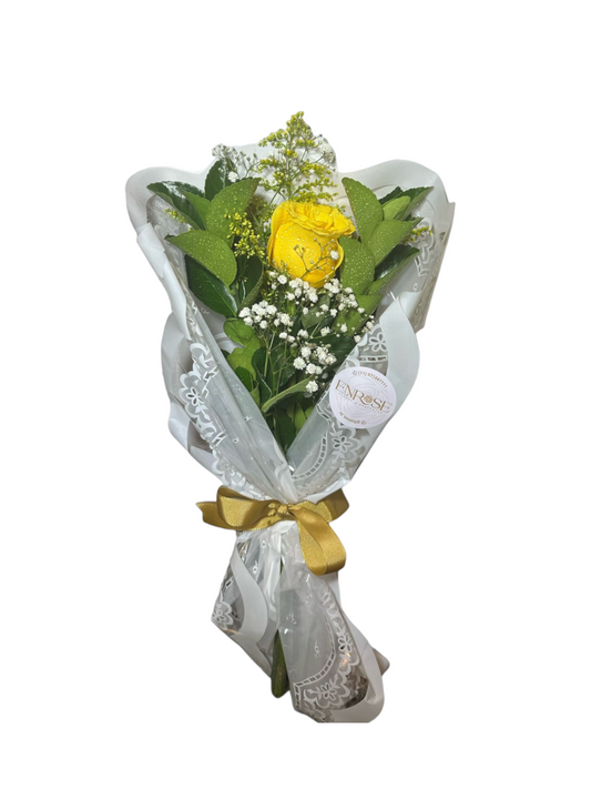 Rose Bouquet with One Flower