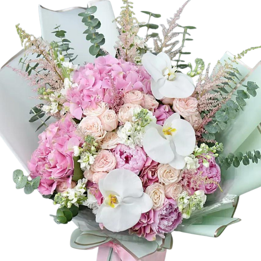 Buquê Variado e Exclusivo com Orquídeas