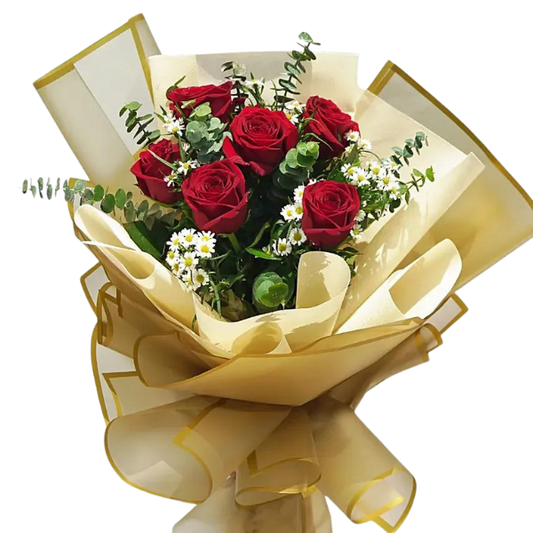 Buquê de Rosas colombianas com Design Exclusivo