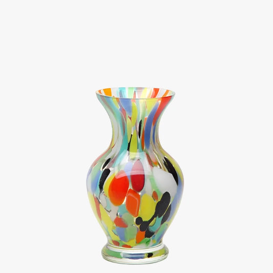 Vaso Multicolor Ca´d'Oro Cristais Murano 15cm