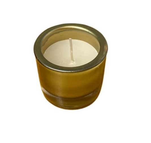 VANILLA AROMATIC CANDLE IN GLASS CUP