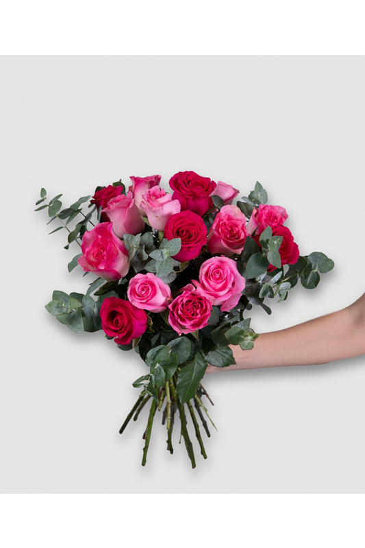 Buquê de rosas com 18 rosas