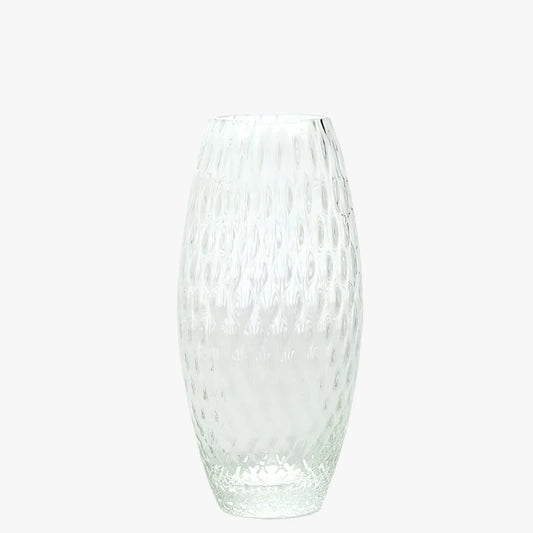 Vaso Oliva Baloton G Ca´d'Oro Cristais Murano 27cm