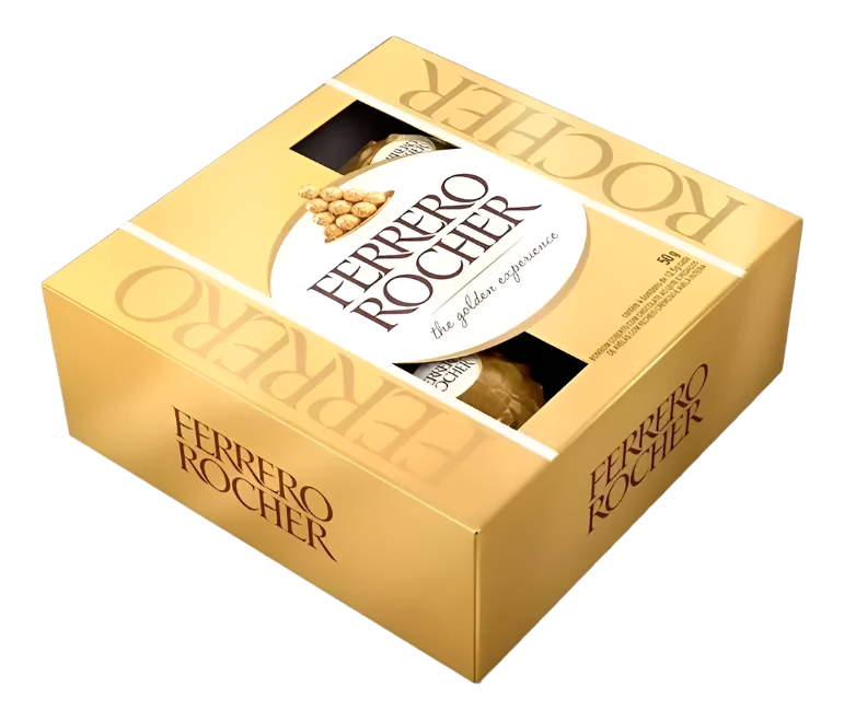 CHOCOLATE FERRERO ROCHER COM 4 UND 50G