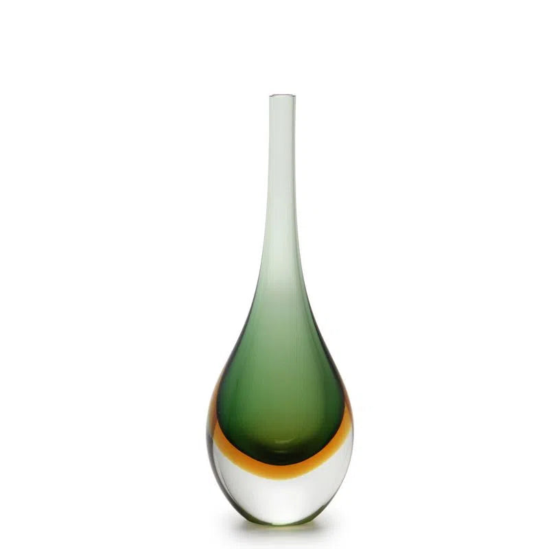 Gota mini bicolor Alta 30cm Cristal Murano Cadoro