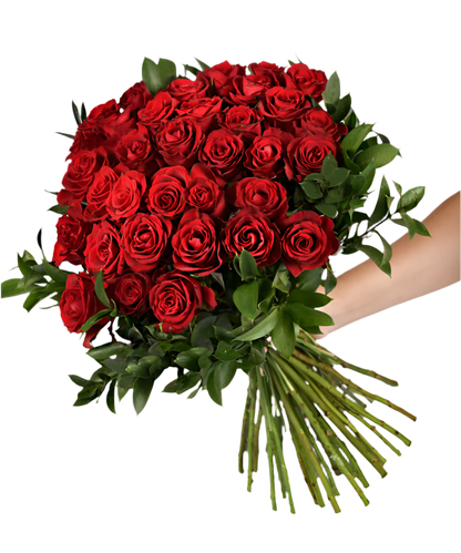 Buquê Paixão Eterna com 36 Rosas Colombianas