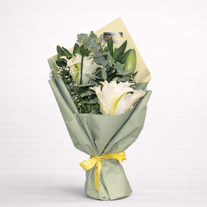 Bouquet of White Lilies - Elegance and Sophistication