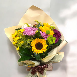 Buquê de Flores do Campo com Girassol – Alegre e Vibrante