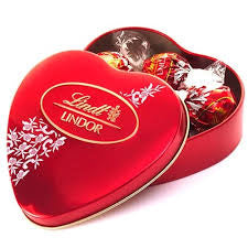 Lindt Lindor Heart Shaped Chocolate Box - 50g