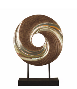 CIRCLE FIGURINE 35 CM RESIN