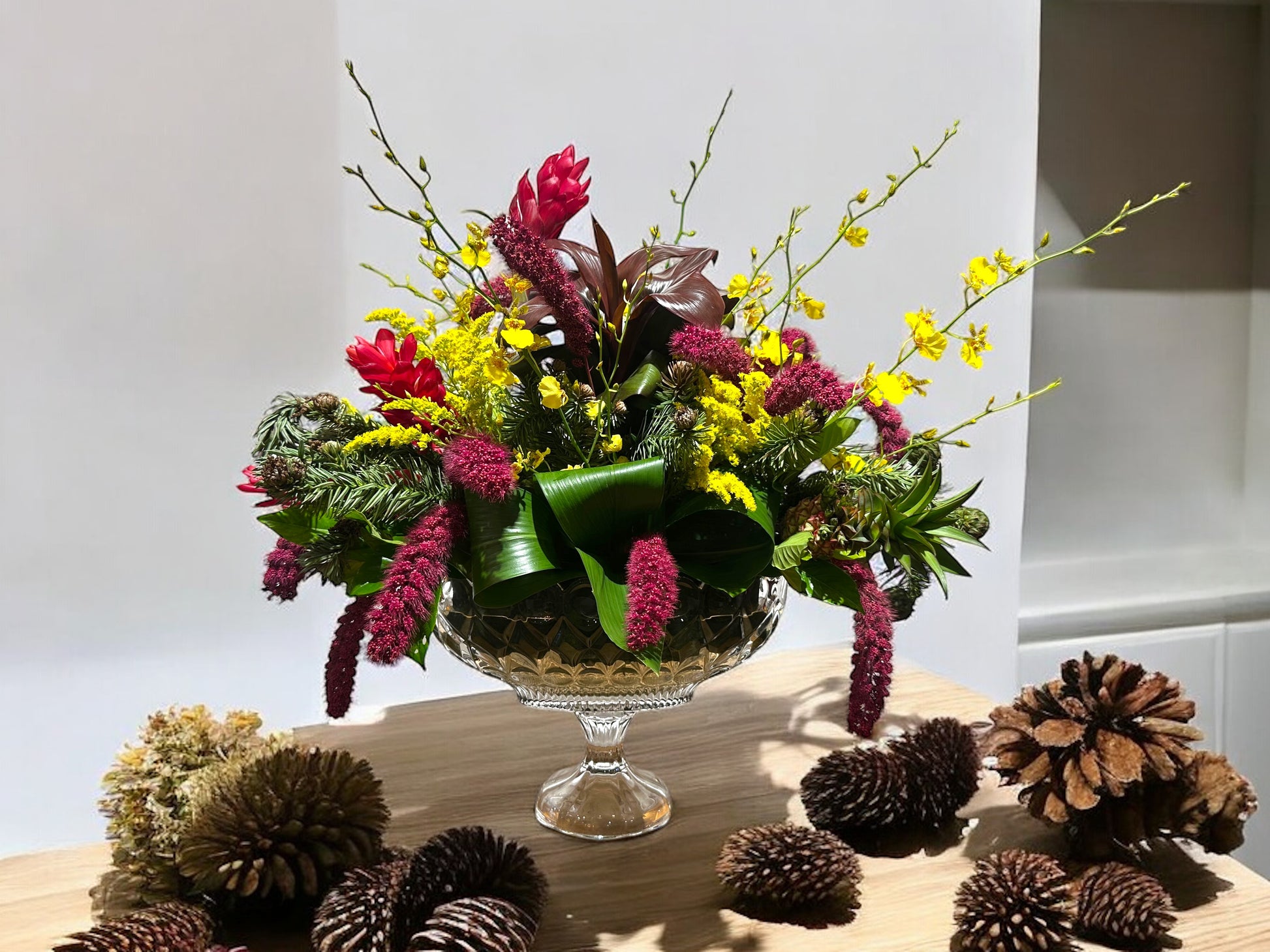 Natural Christmas Centerpiece