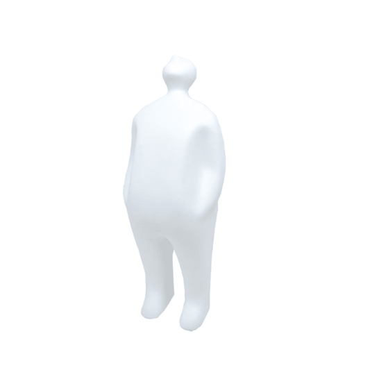 Homem Abstrato Branco Grande