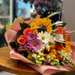Bouquet de Girassol e Flores Coloridas