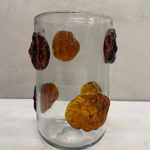 Arranjo Elegante com 75 Rosas Vermelhas e Vaso de Cristal