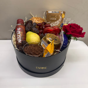 Cesta de Café da Manhã Black Elegance ENROSE