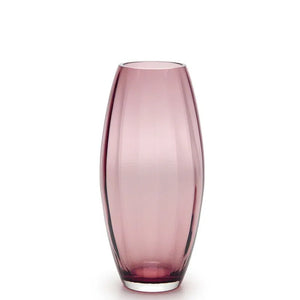 Wavy Olive Vase G Ca'd'Oro Murano Crystals 27 cm