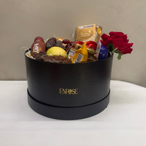 Cesta de Café da Manhã Black Elegance ENROSE