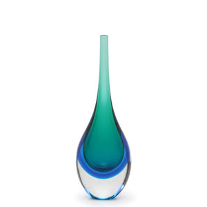 Gota mini bicolor Alta 30cm Cristal Murano Cadoro