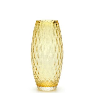 Olive Baloton Vase P Ca´d'Oro Murano Crystals 22 cm
