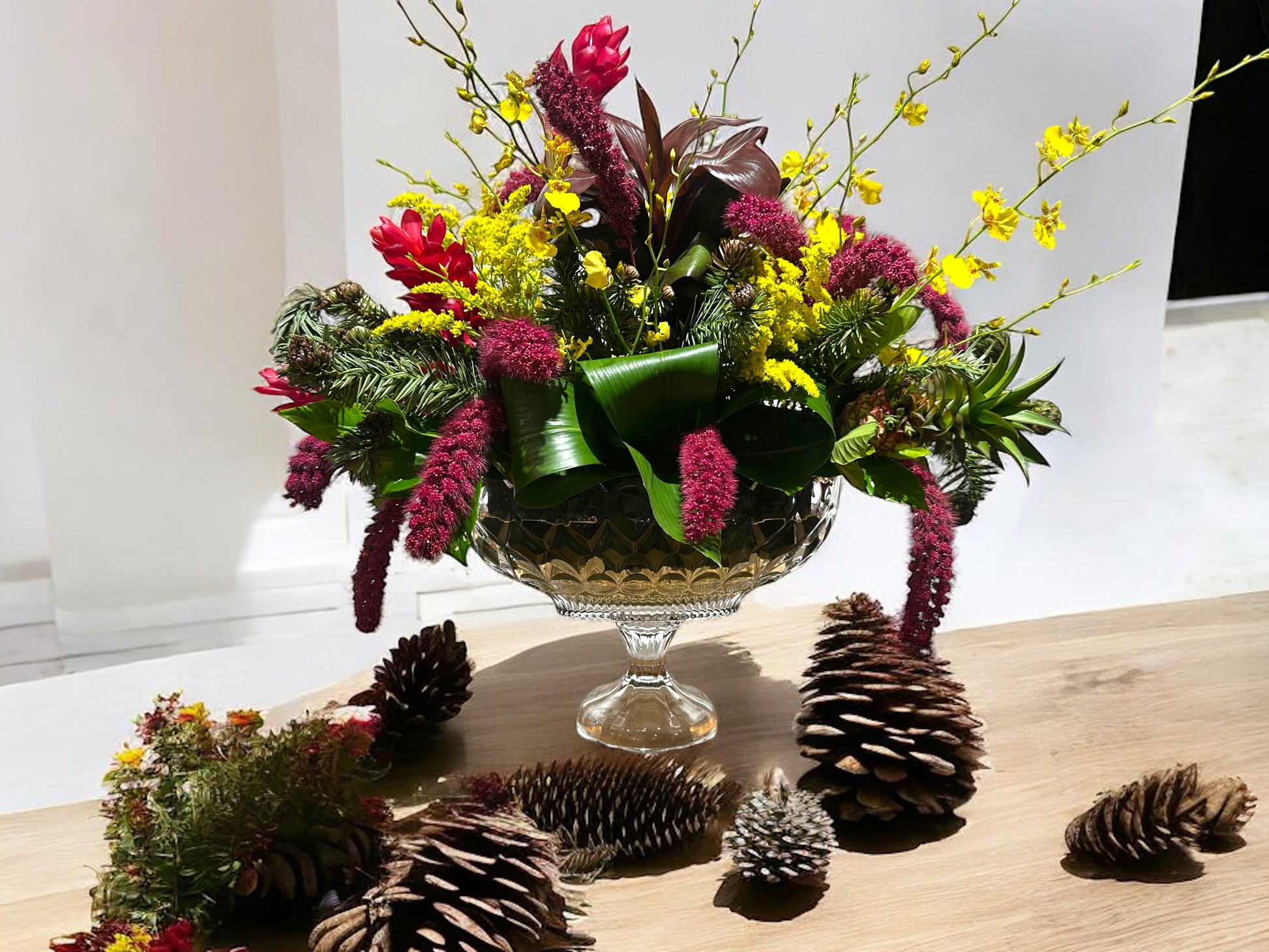 Natural Christmas Centerpiece