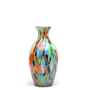 Vaso Multicolor Ca´d'Oro Cristais Murano 18cm