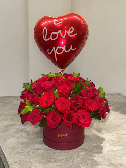 Paixão em Rosas – 40 Rosas Vermelhas