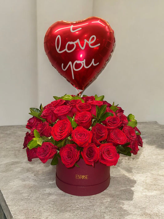 Paixão em Rosas – 40 Rosas Vermelhas