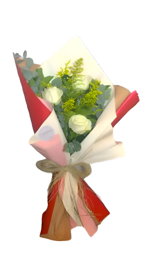 Buquês de Rosas colombianas Branca