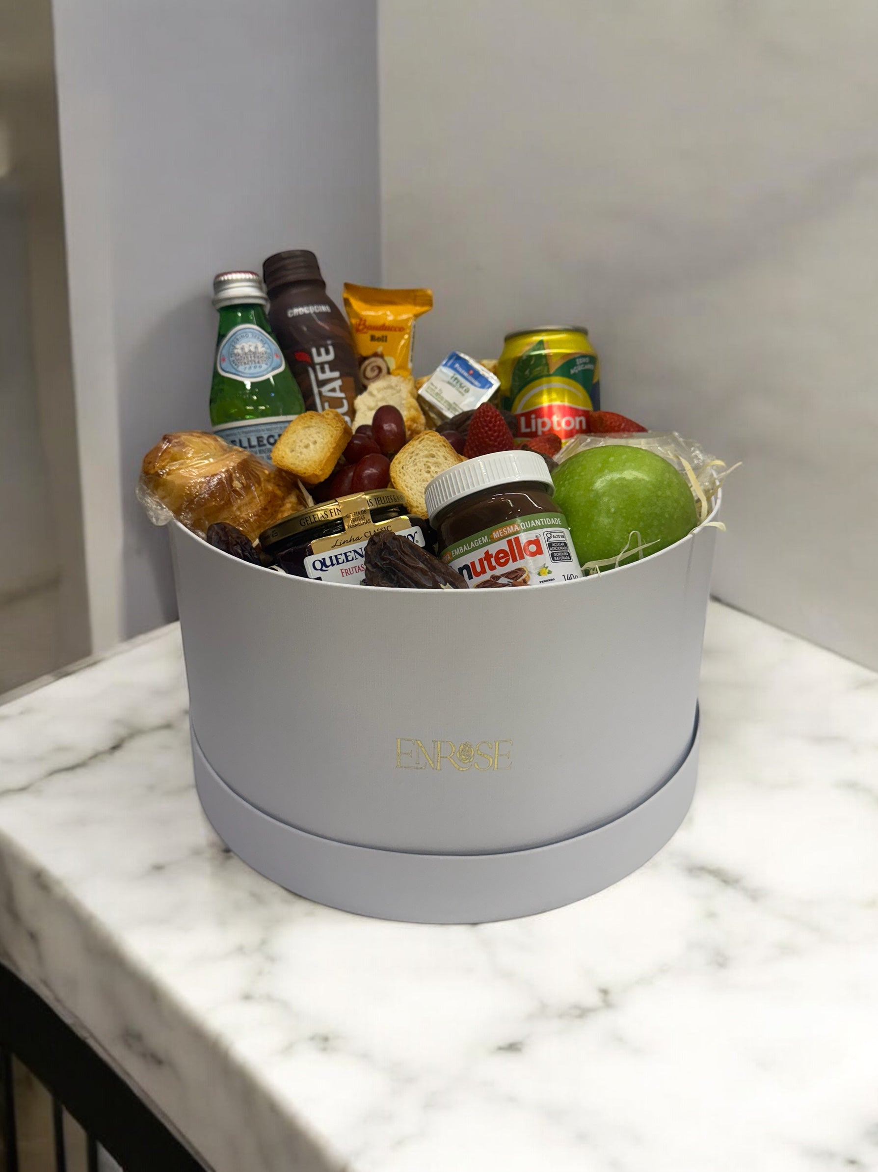 Cesta Café & Frutas Premium