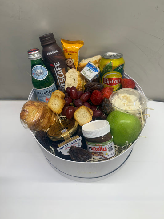 Cesta Café & Frutas Premium