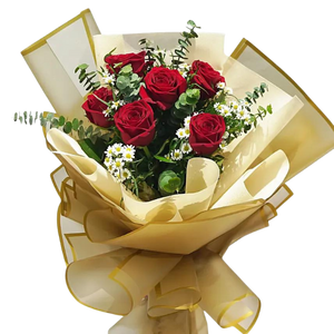 Buquê de Rosas colombianas com Design Exclusivo