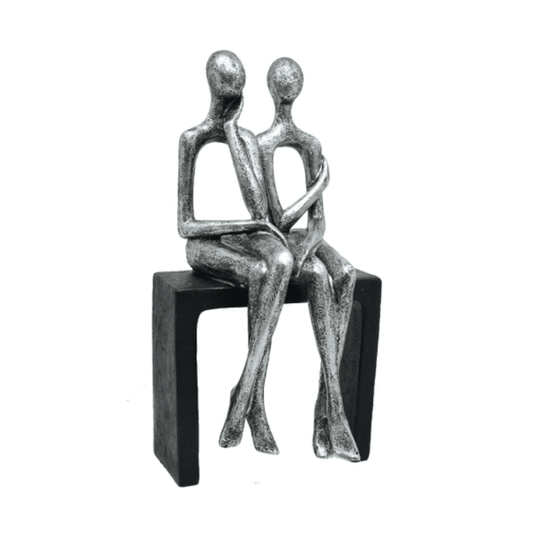 Seated Silver Couple