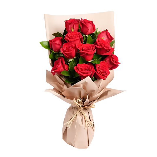 Bouquet of Colombian Roses with 12 buds