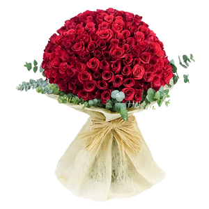 Floral Passion Red Bouquet with 200 Roses
