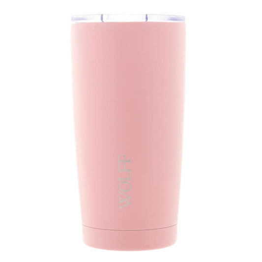 STAINLESS STEEL THERMAL CUP WITH ROSE LID