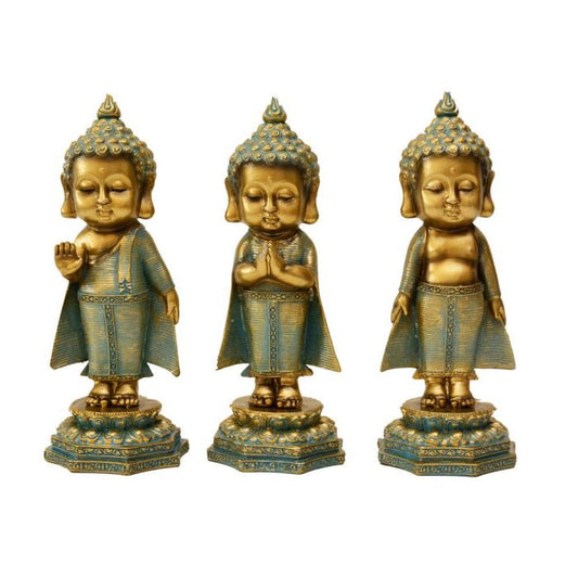 Blue Boch Buddha Standing