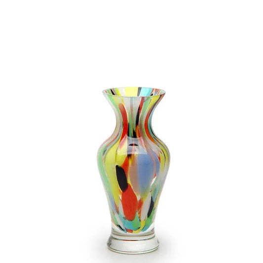 Vaso Multicolor Ca´d'Oro Cristais Murano 15cm