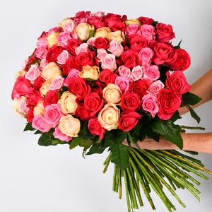 Amor Perfeito (100 Rosas Colombianas)