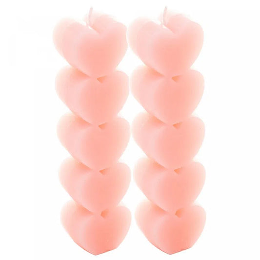 VELAS DE PARAFINA HEART ROSE