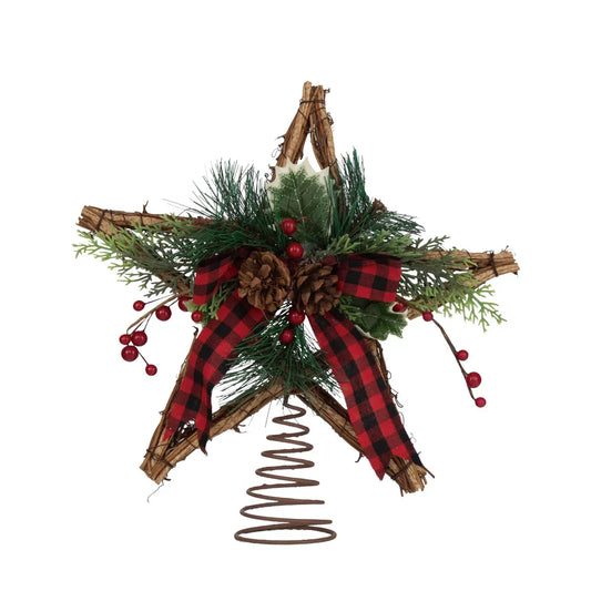 PONTEIRA ESTRELA RATTAN COM LACO XADREX