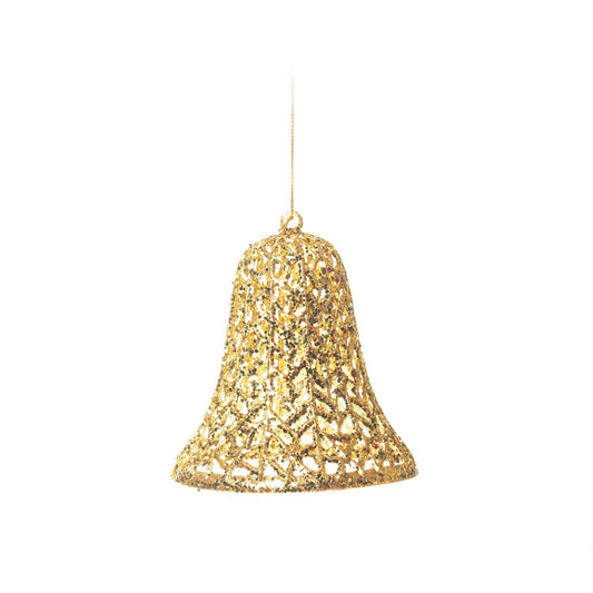 CHRISTMAS ORNAMENT TO HANG LARGE GOLD BELL