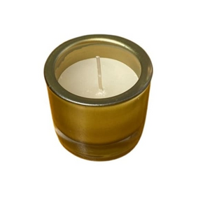 VANILLA AROMATIC CANDLE IN GLASS CUP